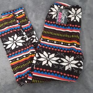 Legging Army Snowflake Holiday One Size Leggings